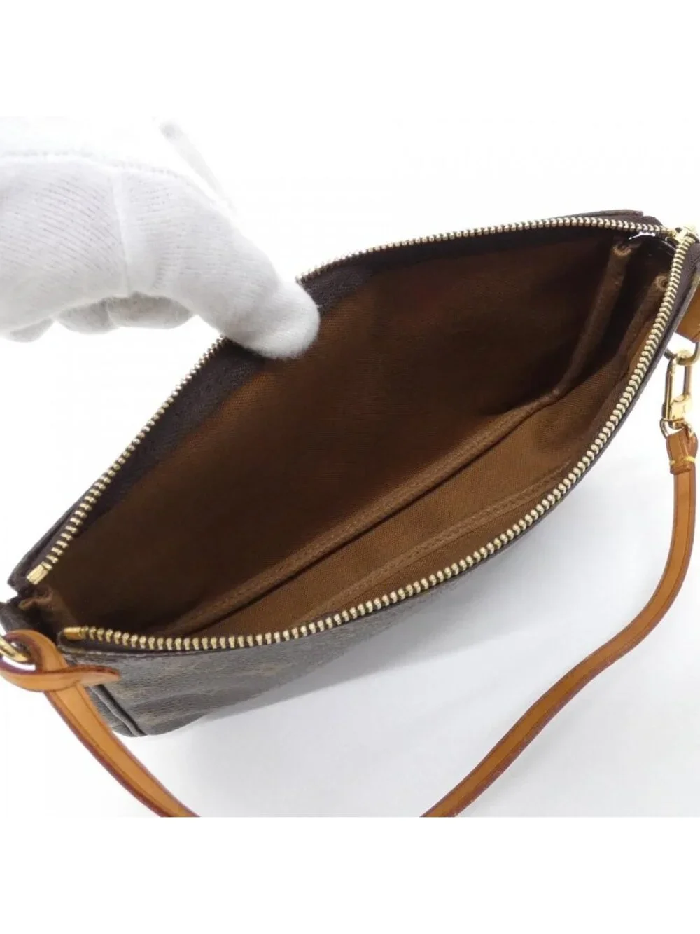 Louis Vuitton Monogram Pochette Soir Pouch